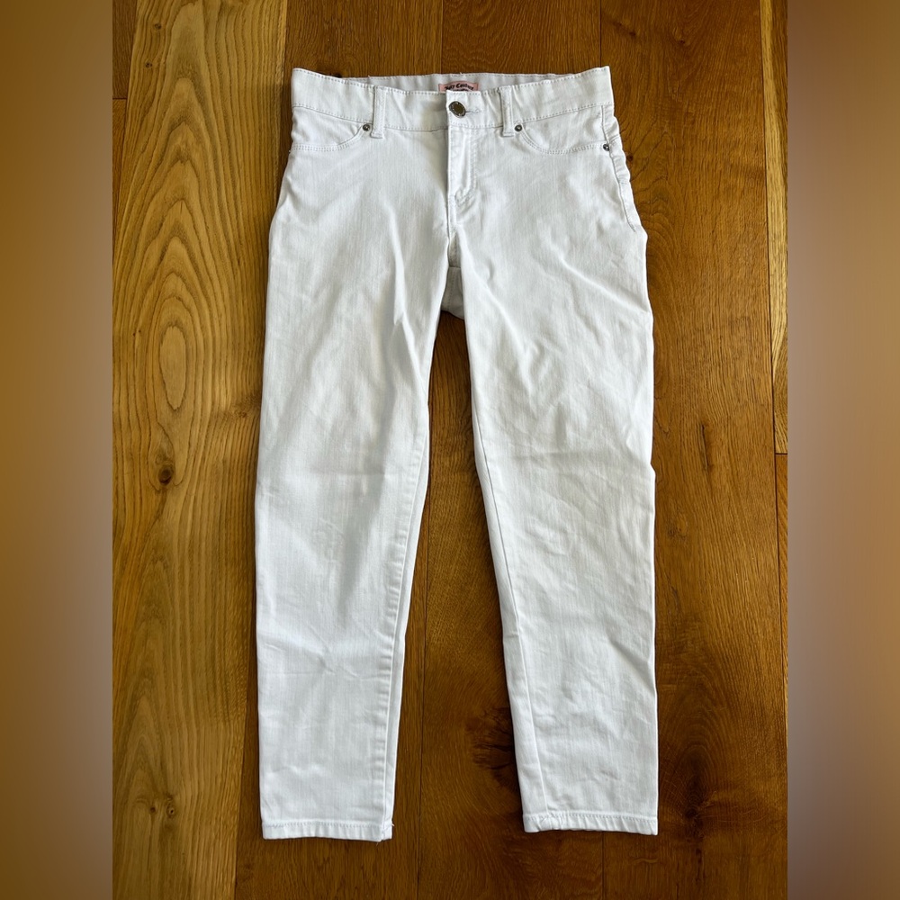 Juicy Couture Los Angeles white denim jeans size 2